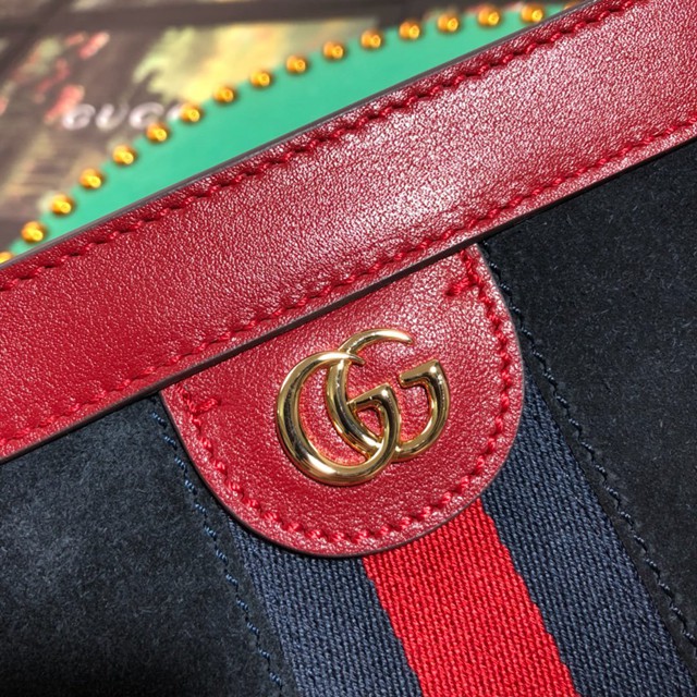 Gucci女包 503876 Gucci Supreme Ophidia系列 大號GG肩背包 古馳鏈條單肩斜挎女包  gqy1061